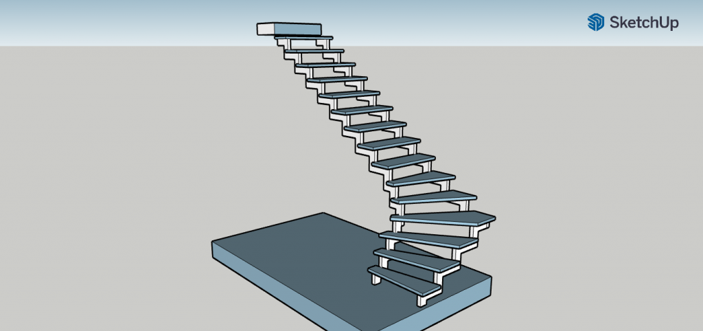 Эскиз лестница